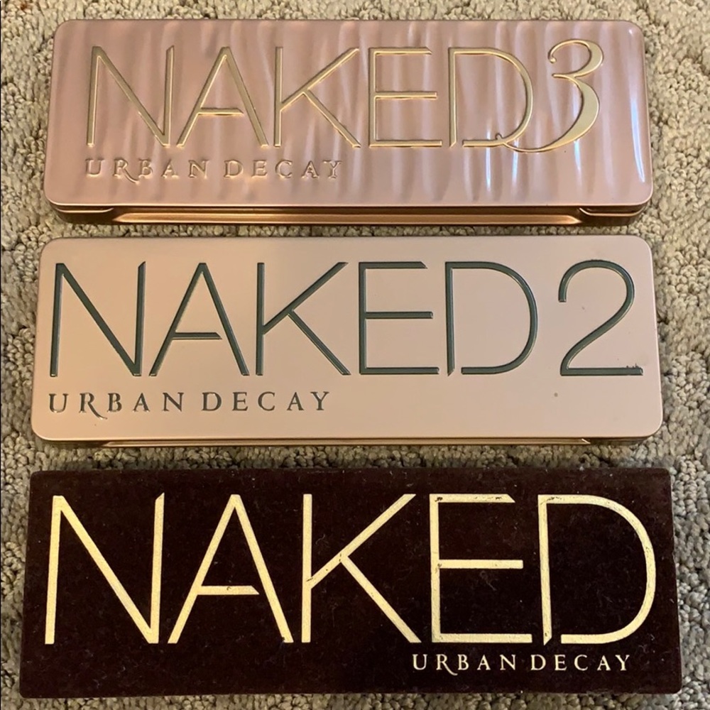 Urban Decay NAKED, NAKED 2, NAKED 3 bundle lot